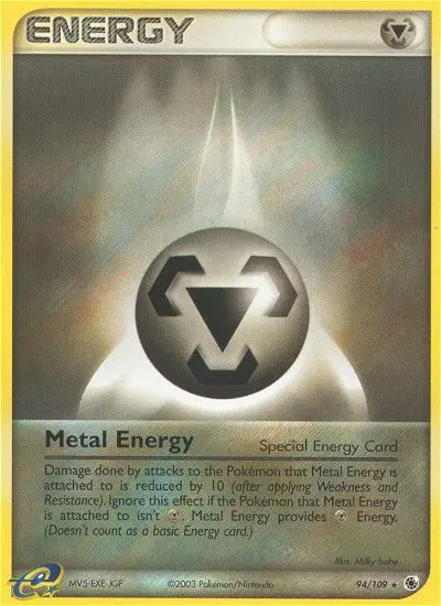 Metal Energy Rare rarity Ruby & Sapphire Pokémon card price — $4.72