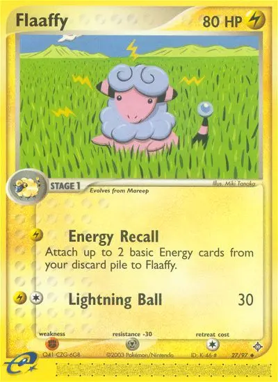 Flaaffy Uncommon rarity Dragon Pokémon card price — $15.92