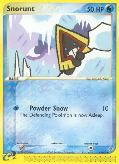 Snorunt Uncommon rarity Dragon Pokémon card price — $24.45