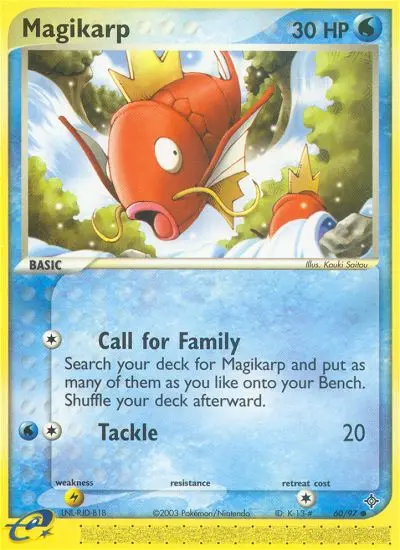 Magikarp Common rarity Dragon Pokémon card price — $49.81