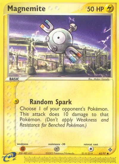 Magnemite Common rarity Dragon Pokémon card price — $12.68