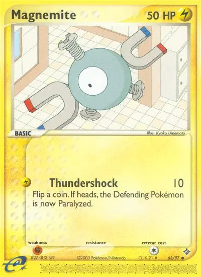 Magnemite Common rarity Dragon Pokémon card price — $16.57
