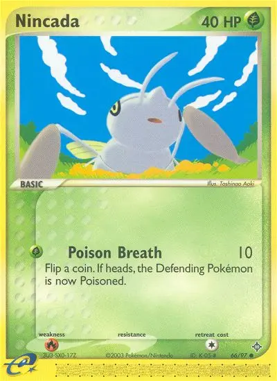 Nincada Common rarity Dragon Pokémon card price — $5.22