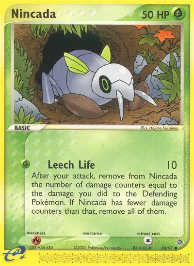 Nincada Common rarity Dragon Pokémon card price — $9.97