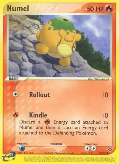 Numel Common rarity Dragon Pokémon card price — $25.90