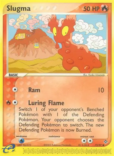 Slugma Common rarity Dragon Pokémon card price — $13.52