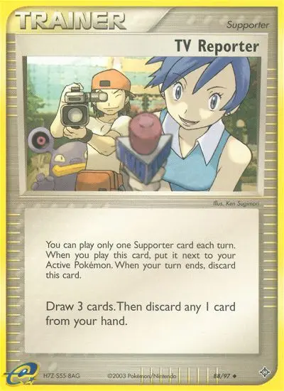 TV Reporter Uncommon rarity Dragon Pokémon card price — $25.05