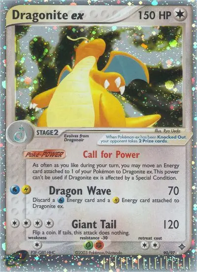 Dragonite ex Rare rarity Dragon Pokémon card price — $519.67