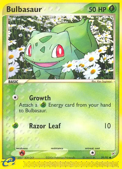 Bulbasaur Common rarity Team Magma vs Team Aqua Pokémon card price — $269.99