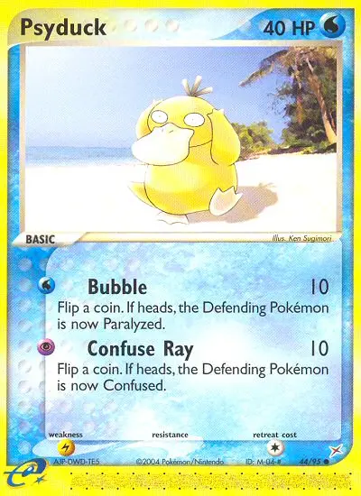 Psyduck Common rarity Team Magma vs Team Aqua Pokémon card price — $249.99