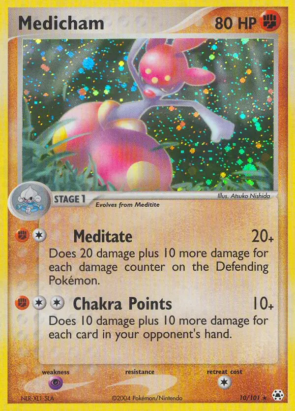 Medicham Rare rarity Hidden Legends Pokémon card price — $26.81