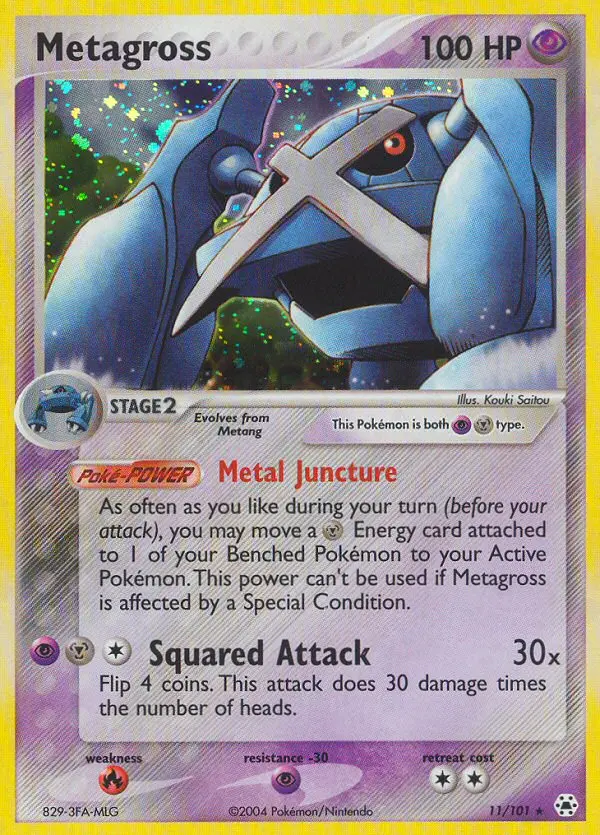 Metagross Rare rarity Hidden Legends Pokémon card price — $97.49