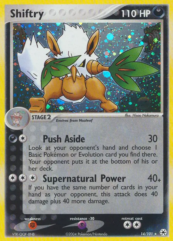 Shiftry Rare rarity Hidden Legends Pokémon card price — $47.90