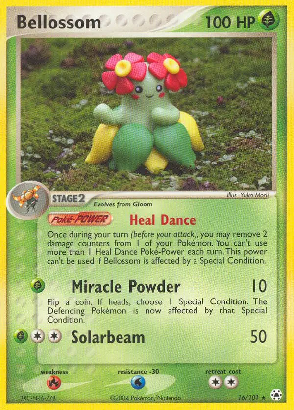 Bellossom Rare rarity Hidden Legends Pokémon card price — $44.46