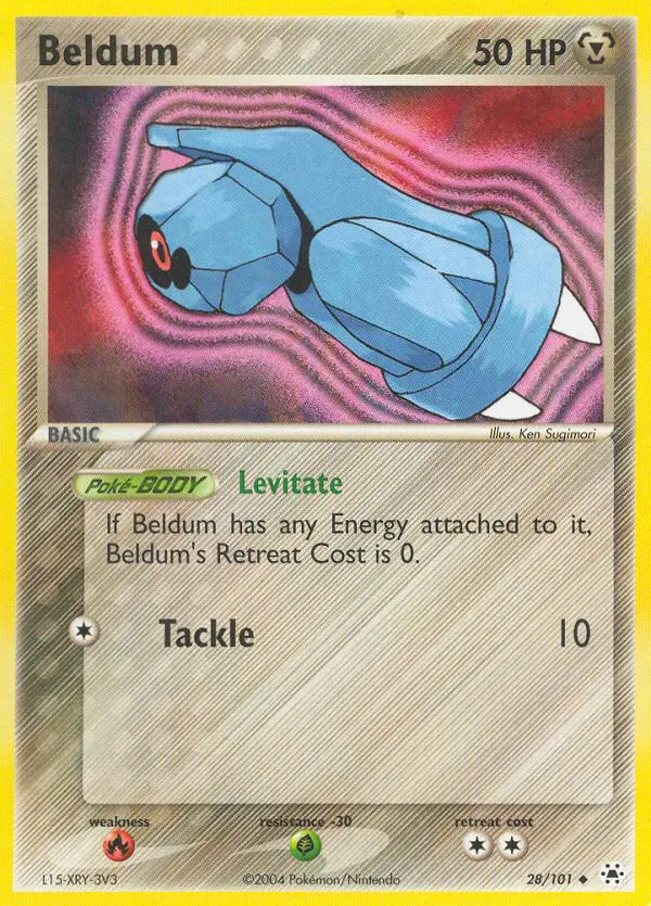 Beldum Uncommon rarity Hidden Legends Pokémon card price — $5.25