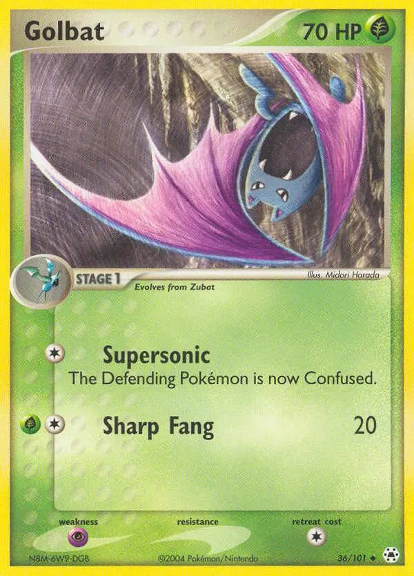 Golbat Uncommon rarity Hidden Legends Pokémon card price — $8.54