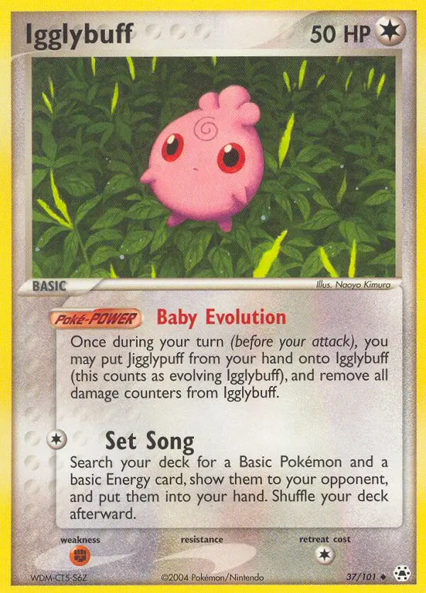 Igglybuff Uncommon rarity Hidden Legends Pokémon card price — $28.24