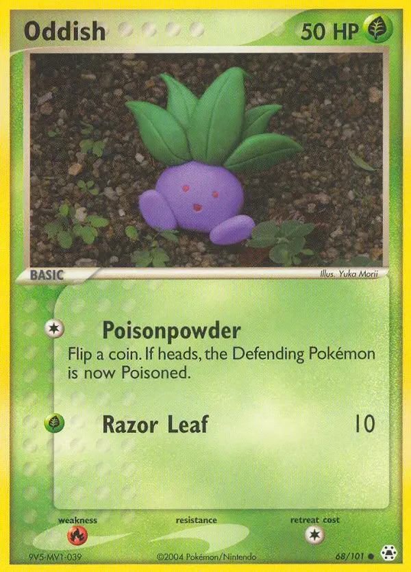 Oddish Common rarity Hidden Legends Pokémon card price — $35.32