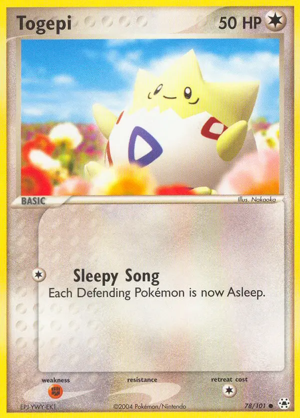 Togepi Common rarity Hidden Legends Pokémon card price — $84.16