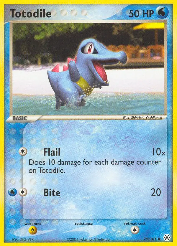 Totodile Common rarity Hidden Legends Pokémon card price — $51.29