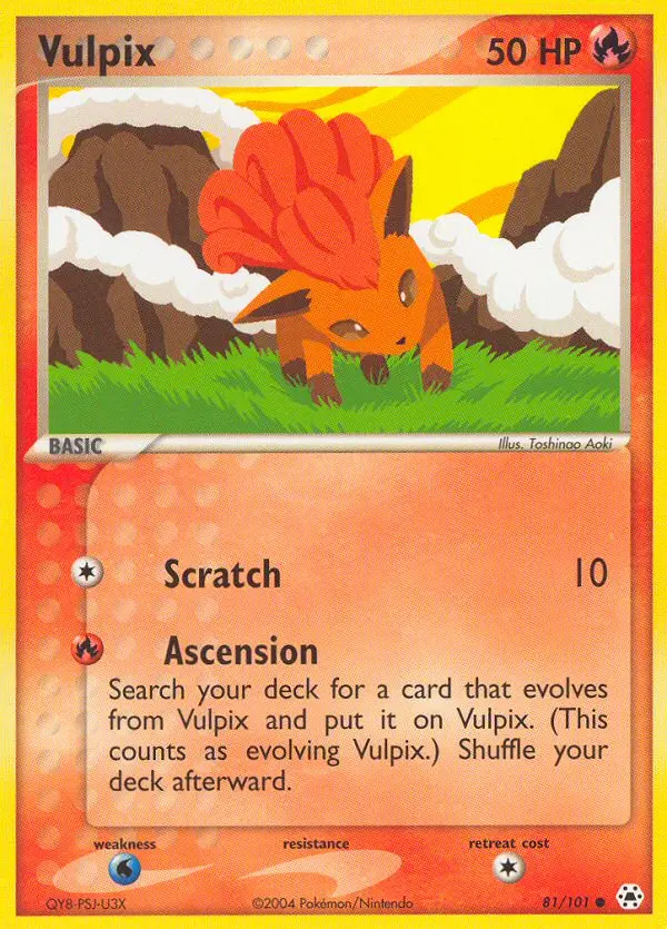 Vulpix Common rarity Hidden Legends Pokémon card price — $46.78