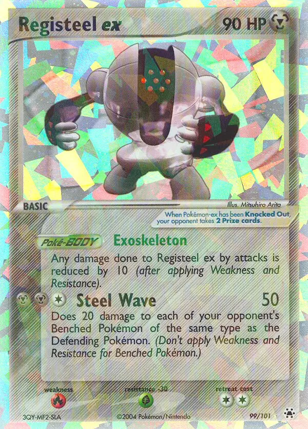 Registeel ex Rare rarity Hidden Legends Pokémon card price — $137.93