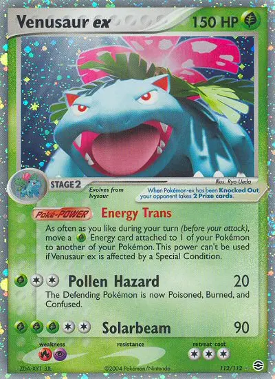 Venusaur ex Rare rarity FireRed & LeafGreen Pokémon card price — $501.00