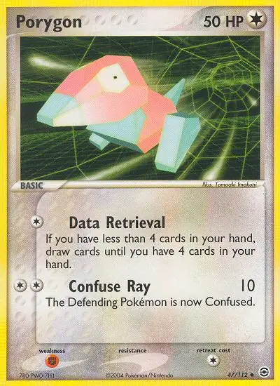 Porygon Uncommon rarity FireRed & LeafGreen Pokémon card price — $53.10