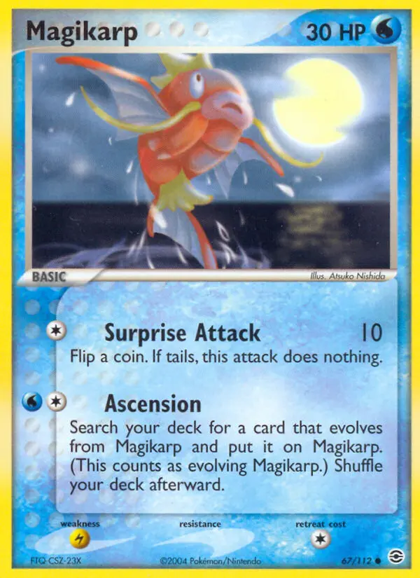 Magikarp Common rarity FireRed & LeafGreen Pokémon card price — $151.13