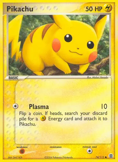 Pikachu Common rarity FireRed & LeafGreen Pokémon card price — $159.26