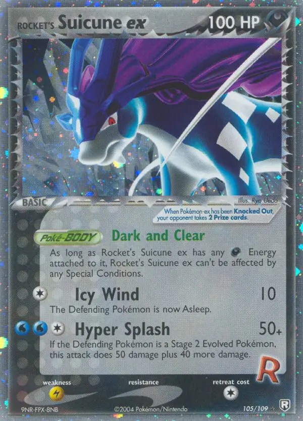 Rocket's Suicune ex Rare rarity Team Rocket Returns Pokémon card price — $300.00