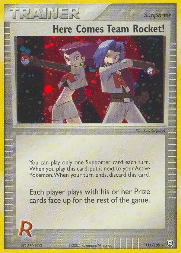 Here Comes Team Rocket! Secret Rare rarity Team Rocket Returns Pokémon card price — $326.30
