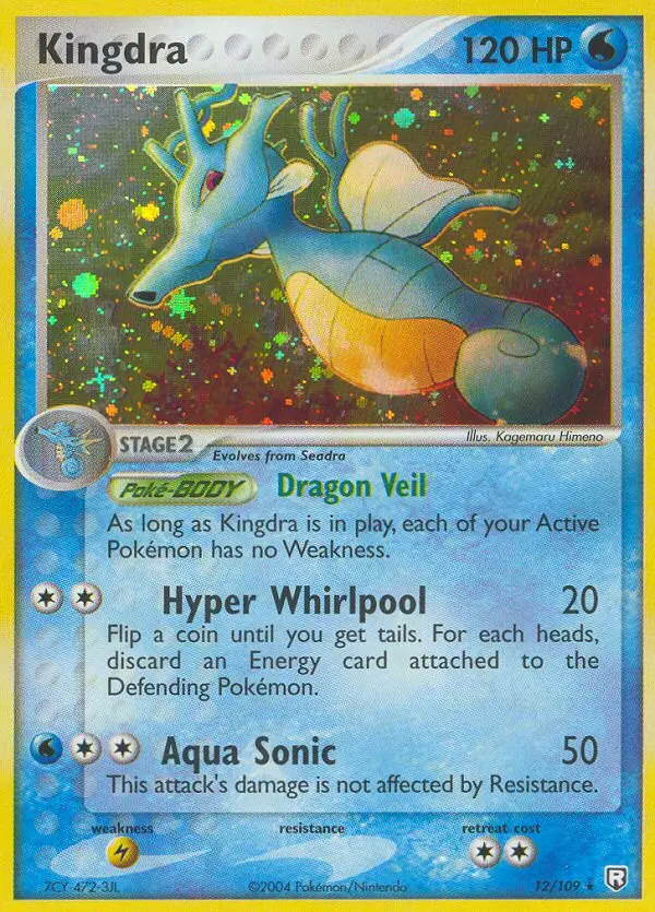 Kingdra Rare rarity Team Rocket Returns Pokémon card price — $64.06