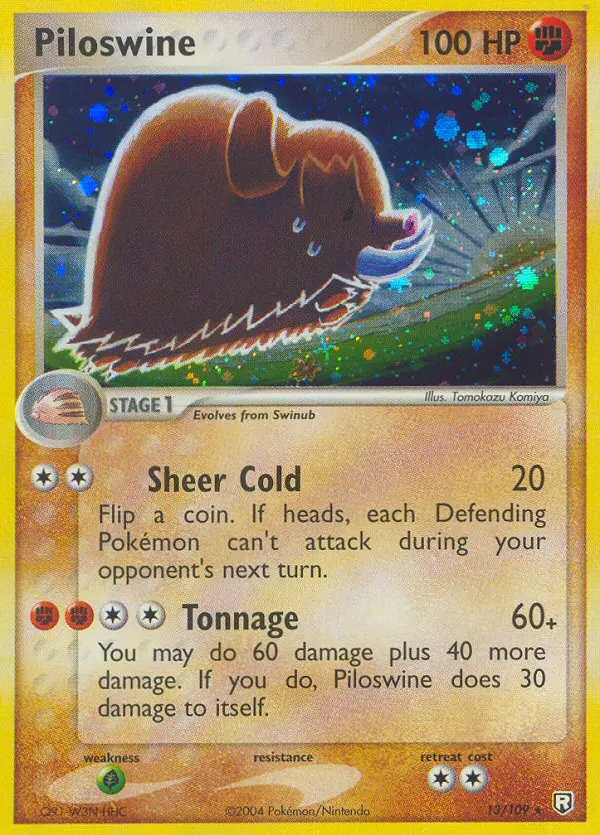 Piloswine Rare rarity Team Rocket Returns Pokémon card price — $39.00