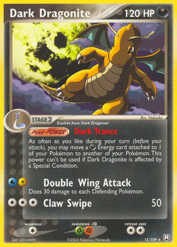 Dark Dragonite Rare rarity Team Rocket Returns Pokémon card price — $420.00