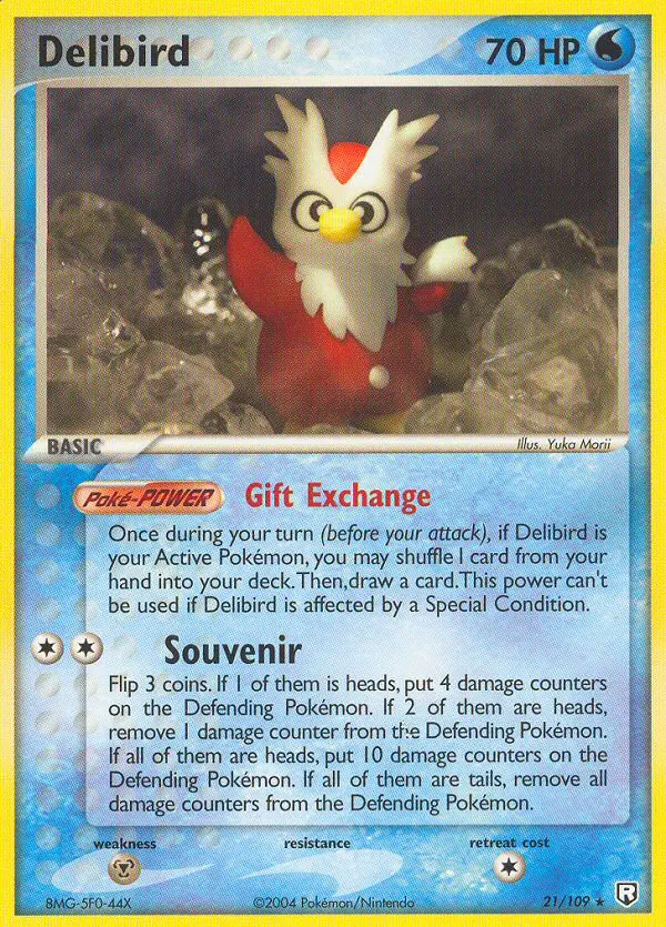 Delibird Rare rarity Team Rocket Returns Pokémon card price — $69.68
