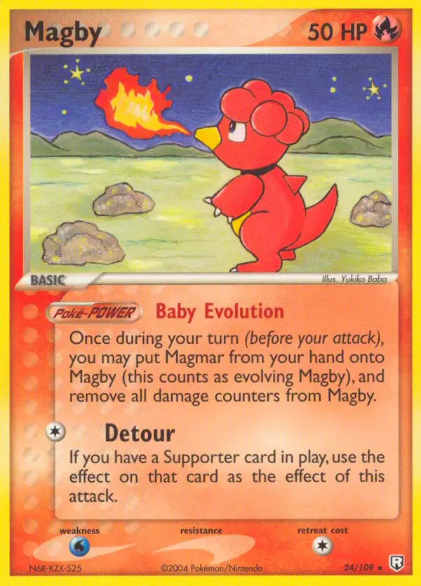 Magby Rare rarity Team Rocket Returns Pokémon card price — $86.90