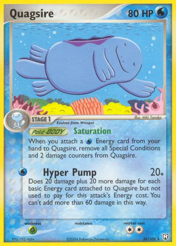 Quagsire Rare rarity Team Rocket Returns Pokémon card price — $84.54