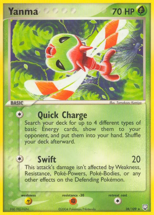 Yanma Rare rarity Team Rocket Returns Pokémon card price — $44.99