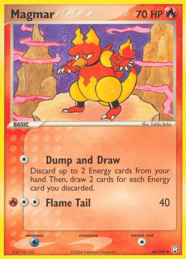 Magmar Uncommon rarity Team Rocket Returns Pokémon card price — $95.00