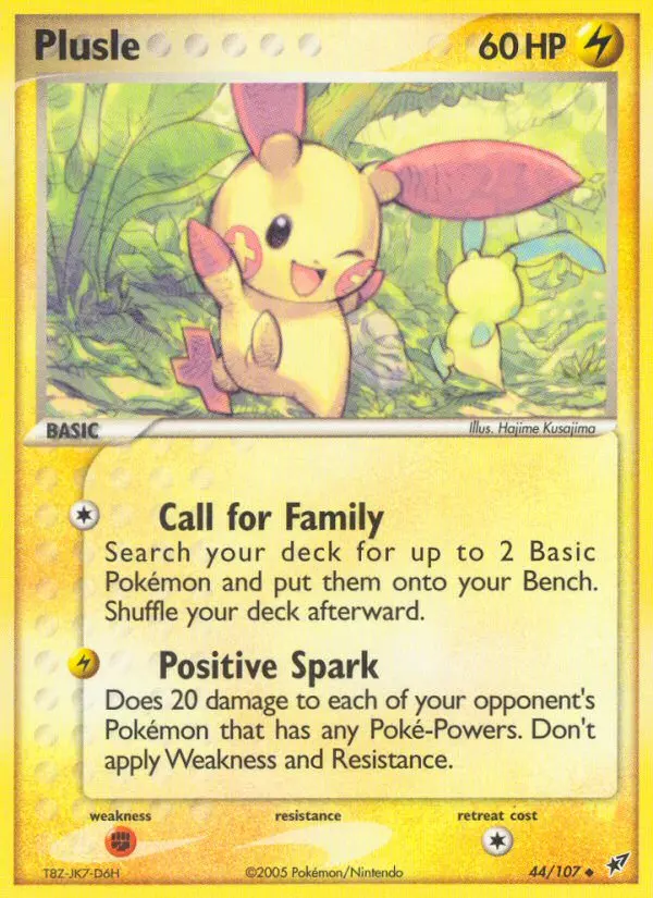 Plusle Uncommon rarity Deoxys Pokémon card price — $85.00