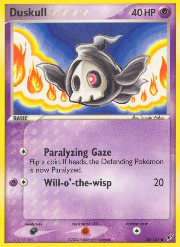 Duskull Common rarity Deoxys Pokémon card price — $39.53