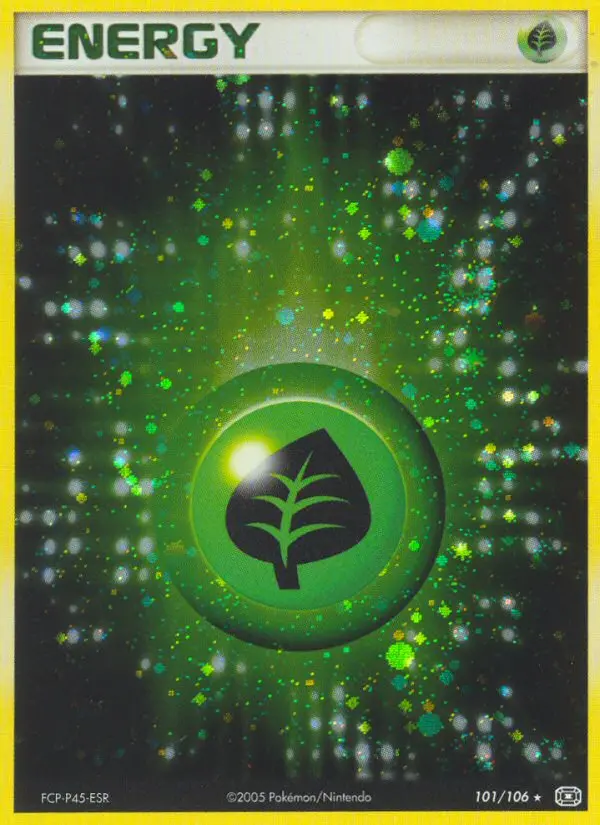 Grass Energy Rare rarity Emerald Pokémon card price — $21.00