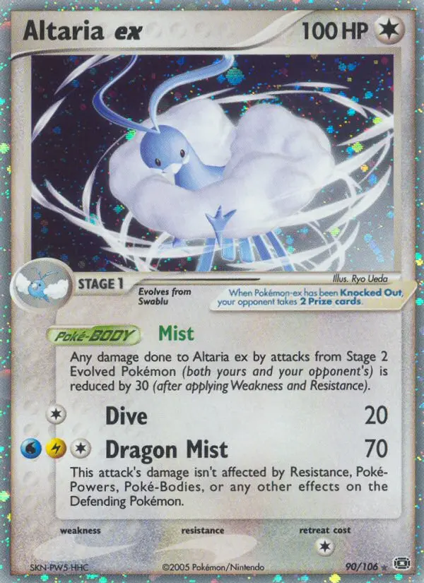 Altaria ex Rare rarity Emerald Pokémon card price — $299.99
