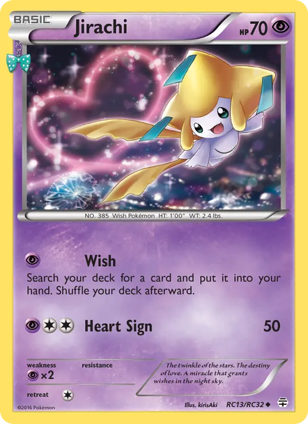 Jirachi Uncommon rarity Generations Pokémon card price — $8.40
