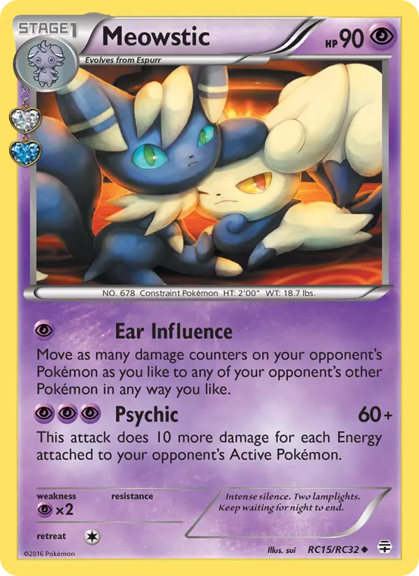 Meowstic Uncommon rarity Generations Pokémon card price — $5.82