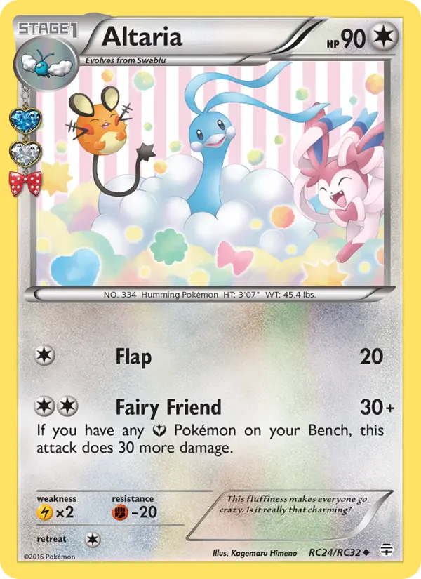 Altaria Uncommon rarity Generations Pokémon card price — $13.19