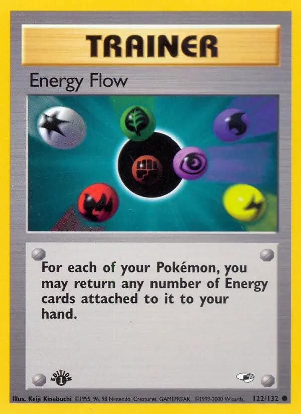 Energy Flow Common rarity Gym Heroes Pokémon card price — $0.82