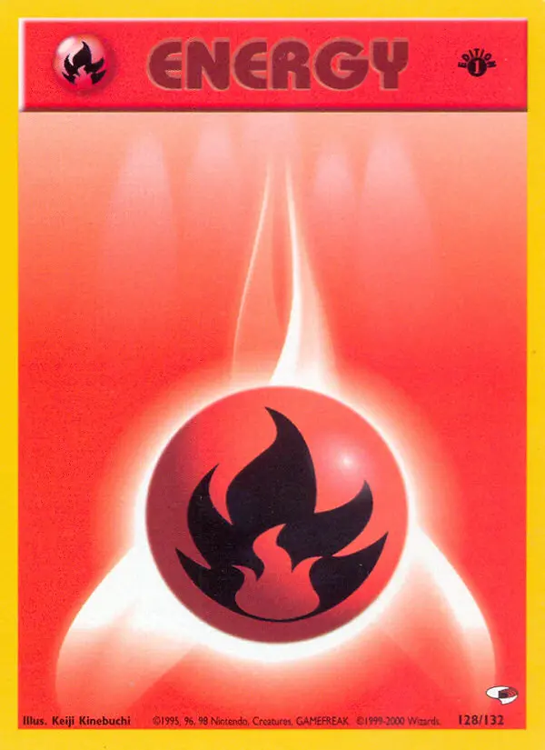 Fire Energy Common rarity Gym Heroes Pokémon card price — $2.33