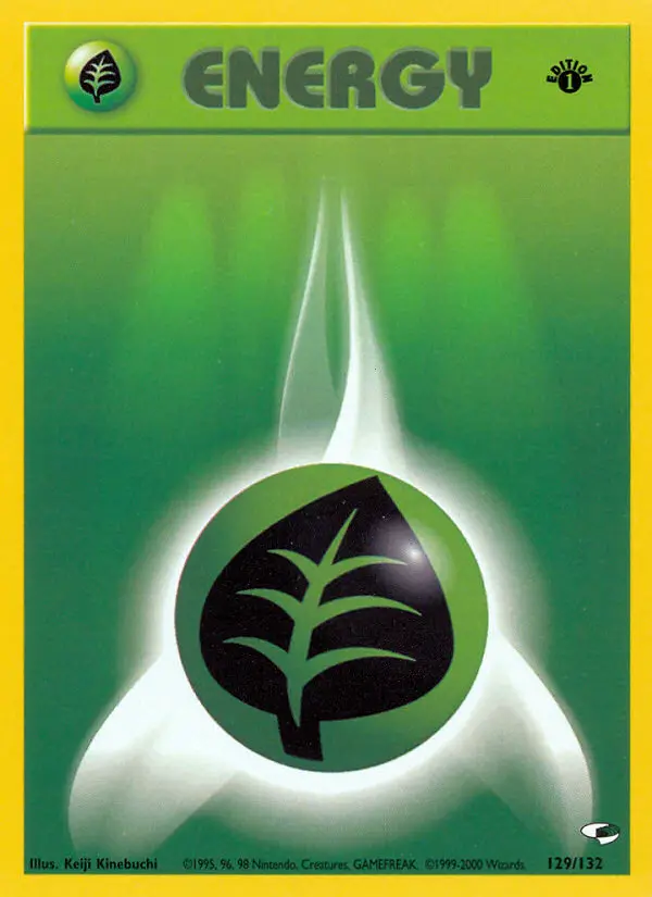 Grass Energy Common rarity Gym Heroes Pokémon card price — $1.56